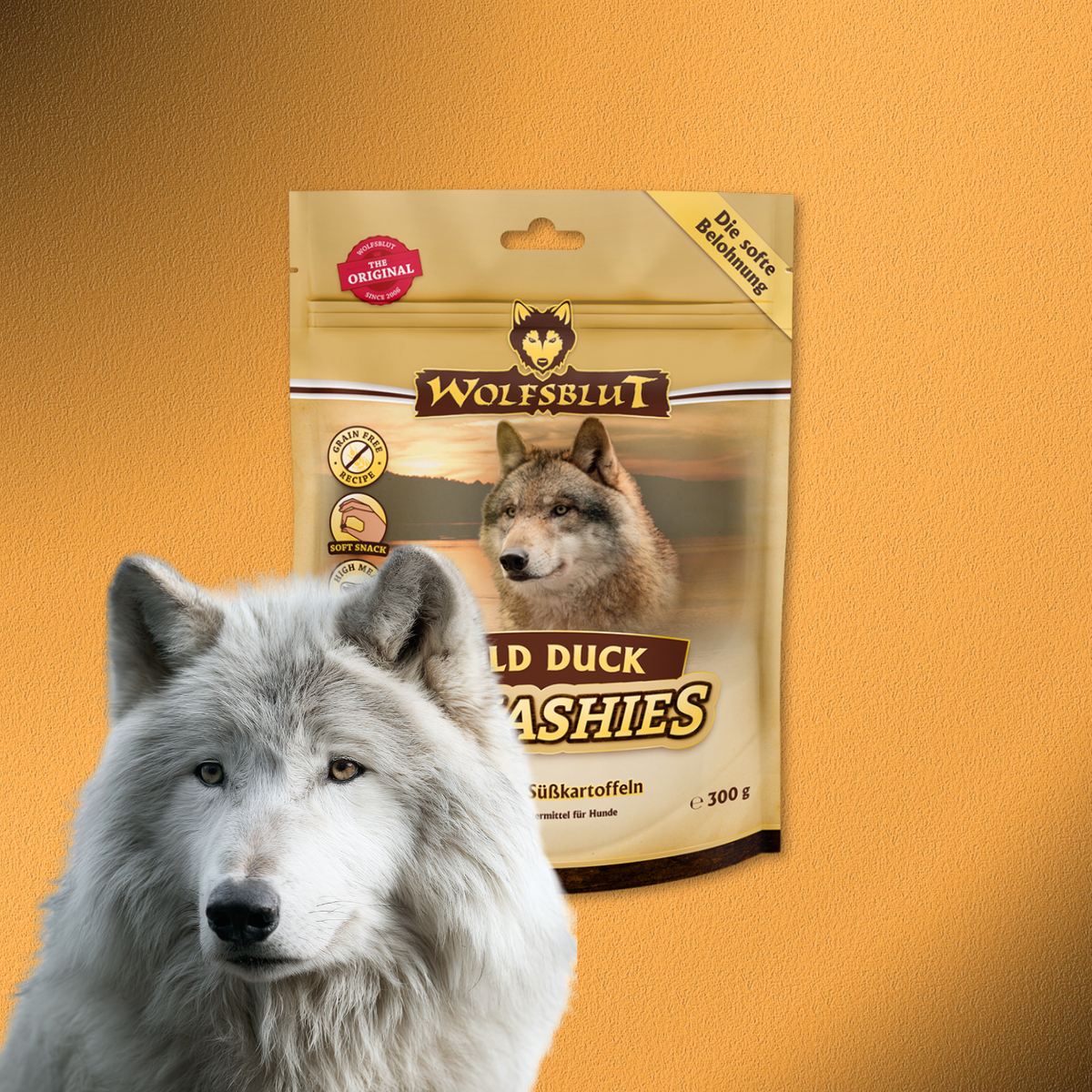 6x300g Wolfsblut Squashies - Wild Duck