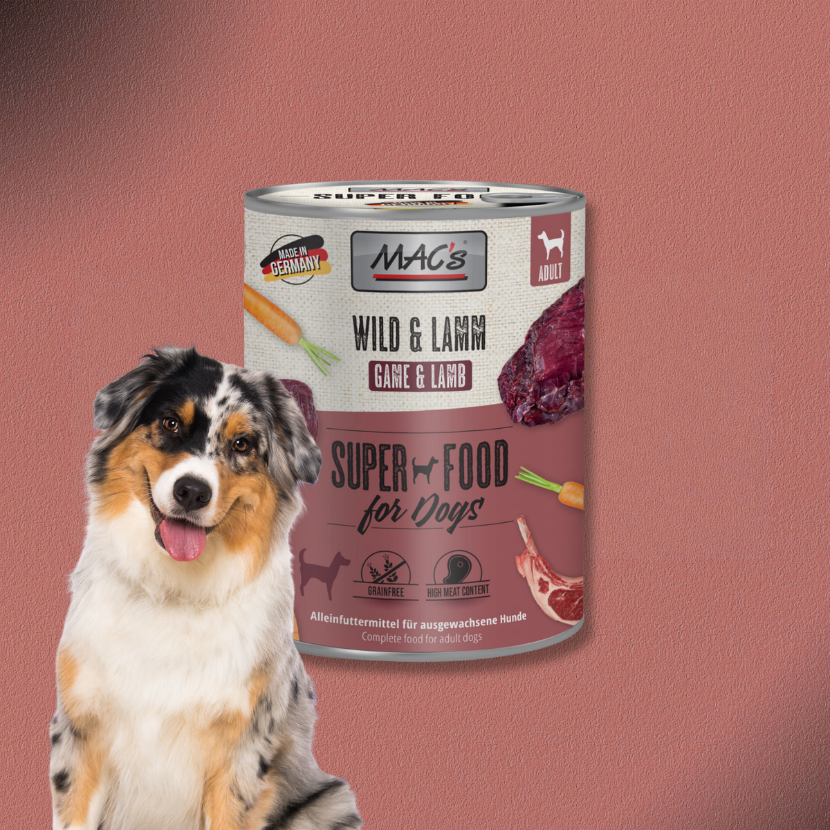 6x800g MAC's Dog Wild & Lamm