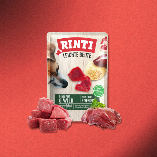 30x400g Rinti Leichte Beute Rind + Wild Pur