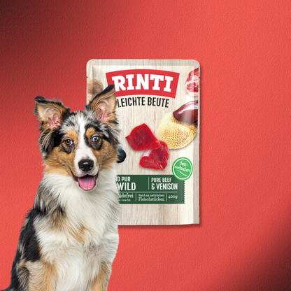 30x400g Rinti Leichte Beute Rind + Wild Pur