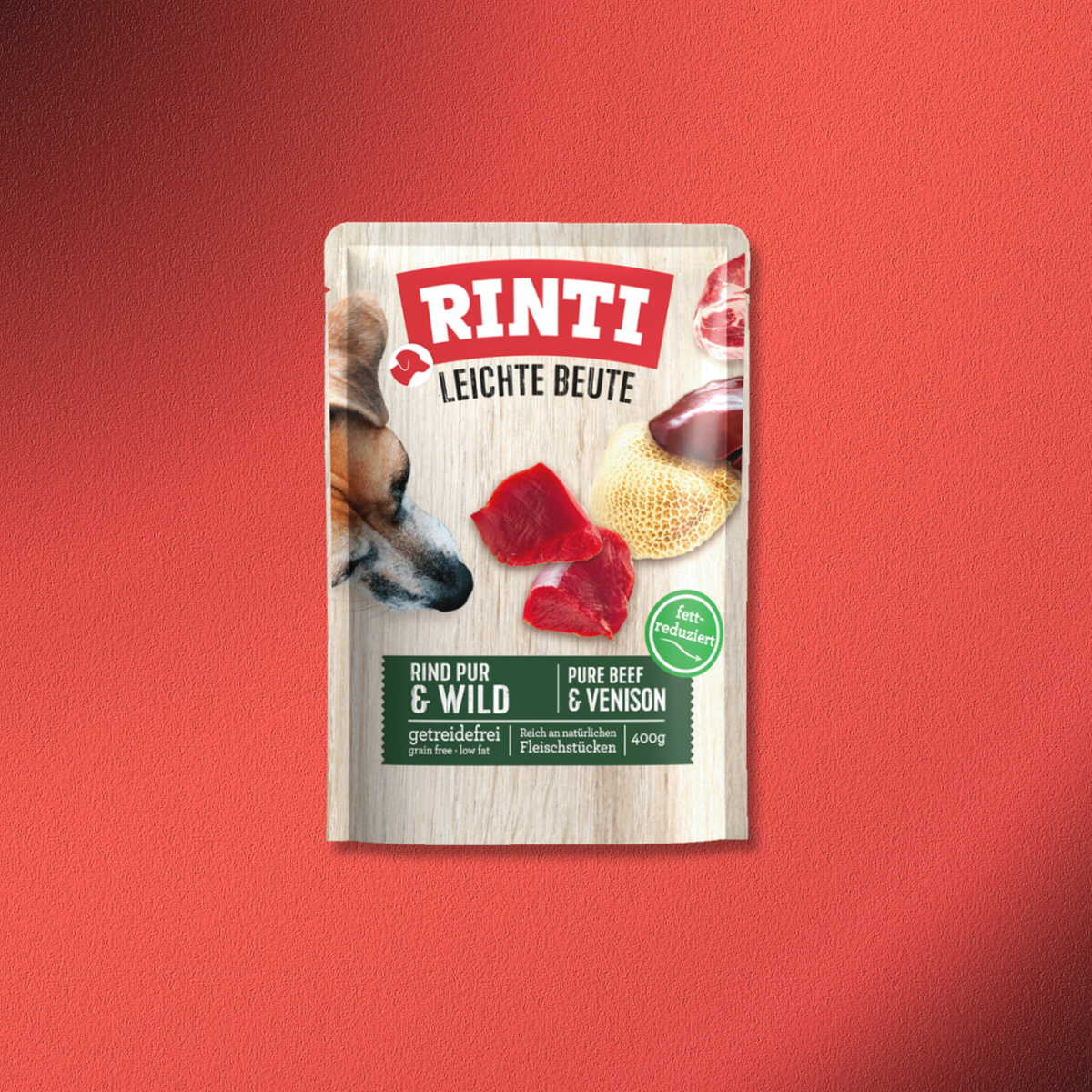 30x400g Rinti Leichte Beute Rind + Wild Pur