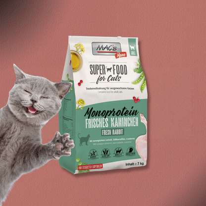 7kg MAC's Cat Mono frisches Kaninchen