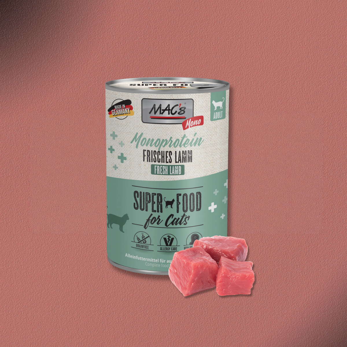 6x400g MAC's Cat Mono frisches Lamm