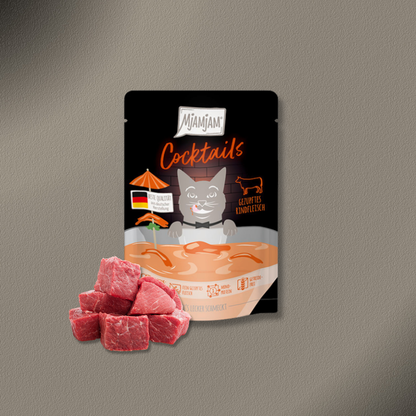40x40g MjAMjAM - Cocktails - Gezupftes Rindfleisch