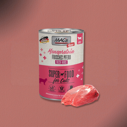 6x400g MAC's Cat Mono frisches Pferd