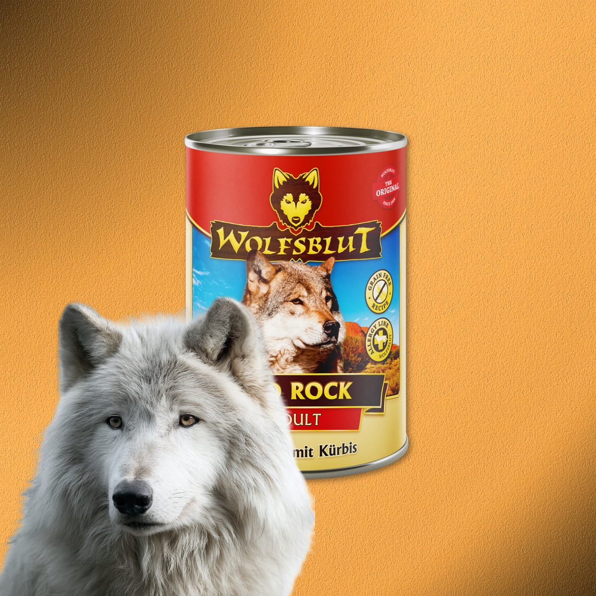 6 x 395g Wolfsblut Adult Red Rock