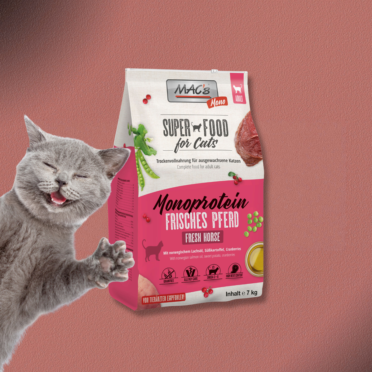 7kg MAC's Cat Mono frisches Pferd