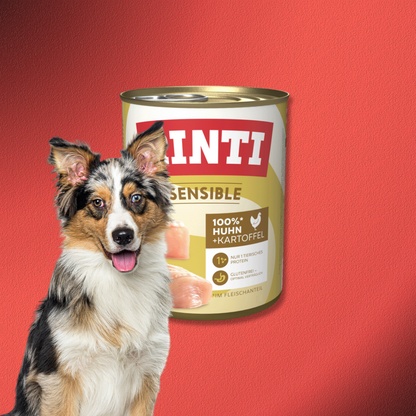 30x800g Rinti Sensible - Huhn & Kartoffel