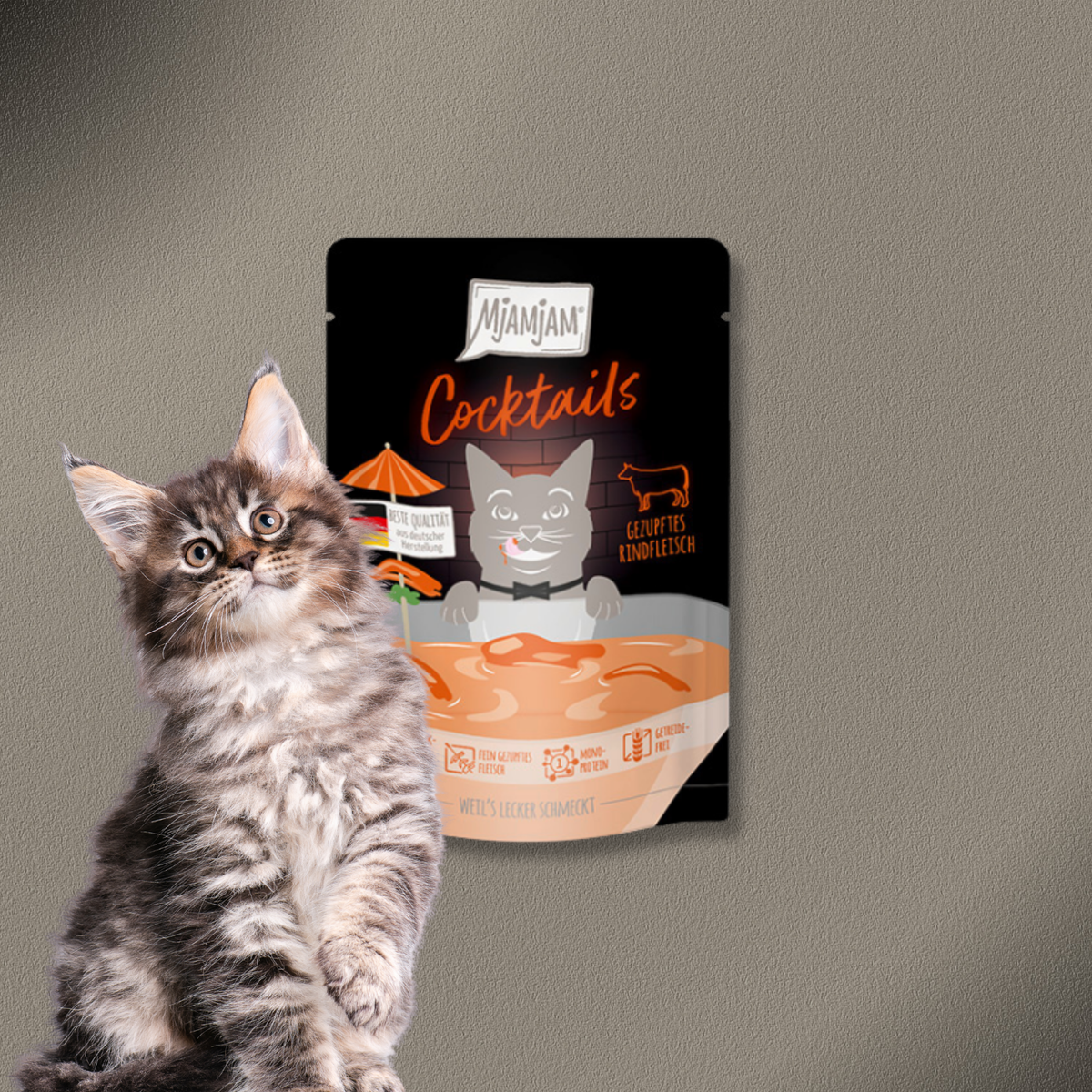 40x40g MjAMjAM - Cocktails - Gezupftes Rindfleisch