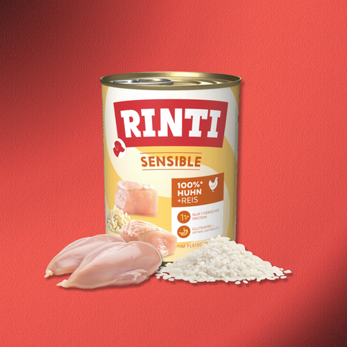 30x800g Rinti Sensible - Huhn & Reis