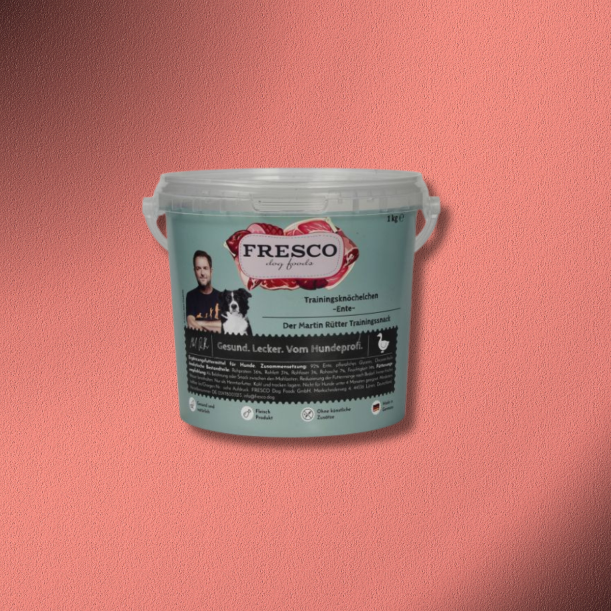 1kg Fresco Martin Rütter Trainingsknöchelchen Ente