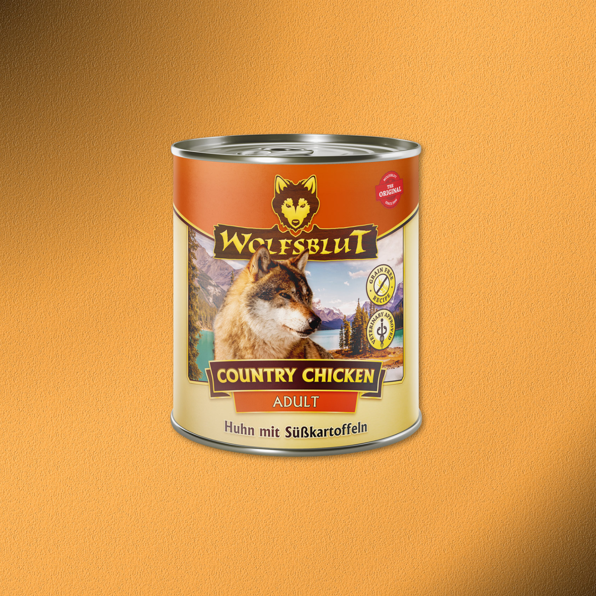 6 x 800g Wolfsblut Adult Country Chicken - Huhn mit Süßkartoffeln
