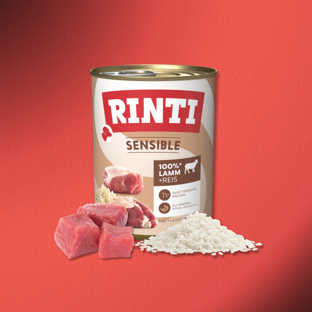 30x800g Rinti Sensible - Lamm & Reis