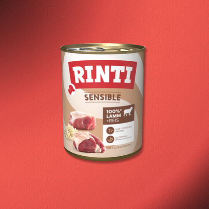 30x800g Rinti Sensible - Lamm & Reis