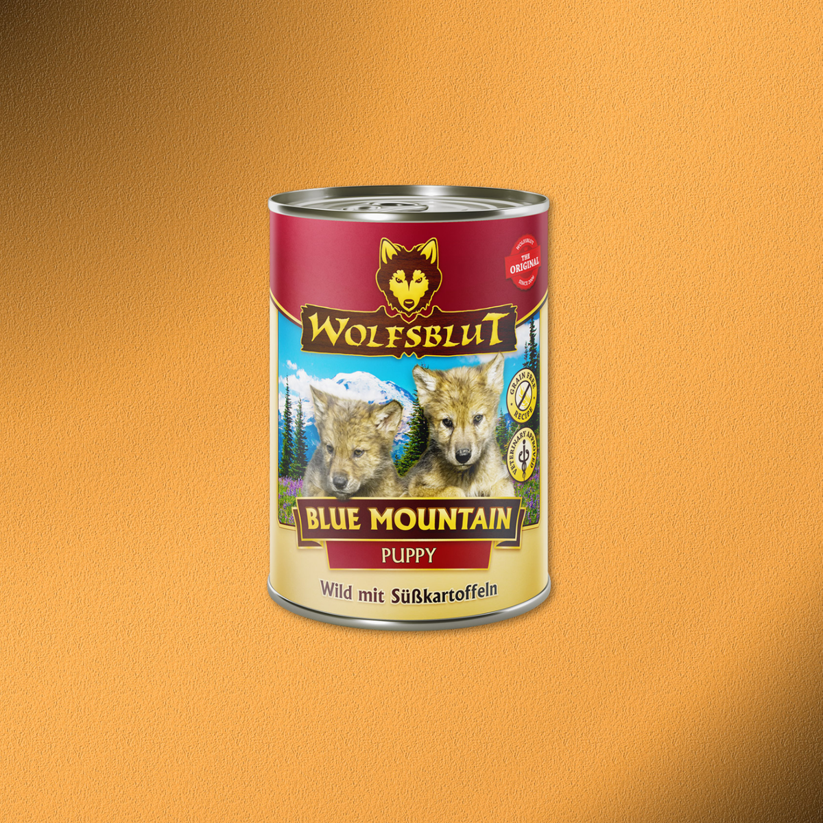 6 x 395g Wolfsblut Puppy Blue Mountain - Wild mit Süßkartoffeln