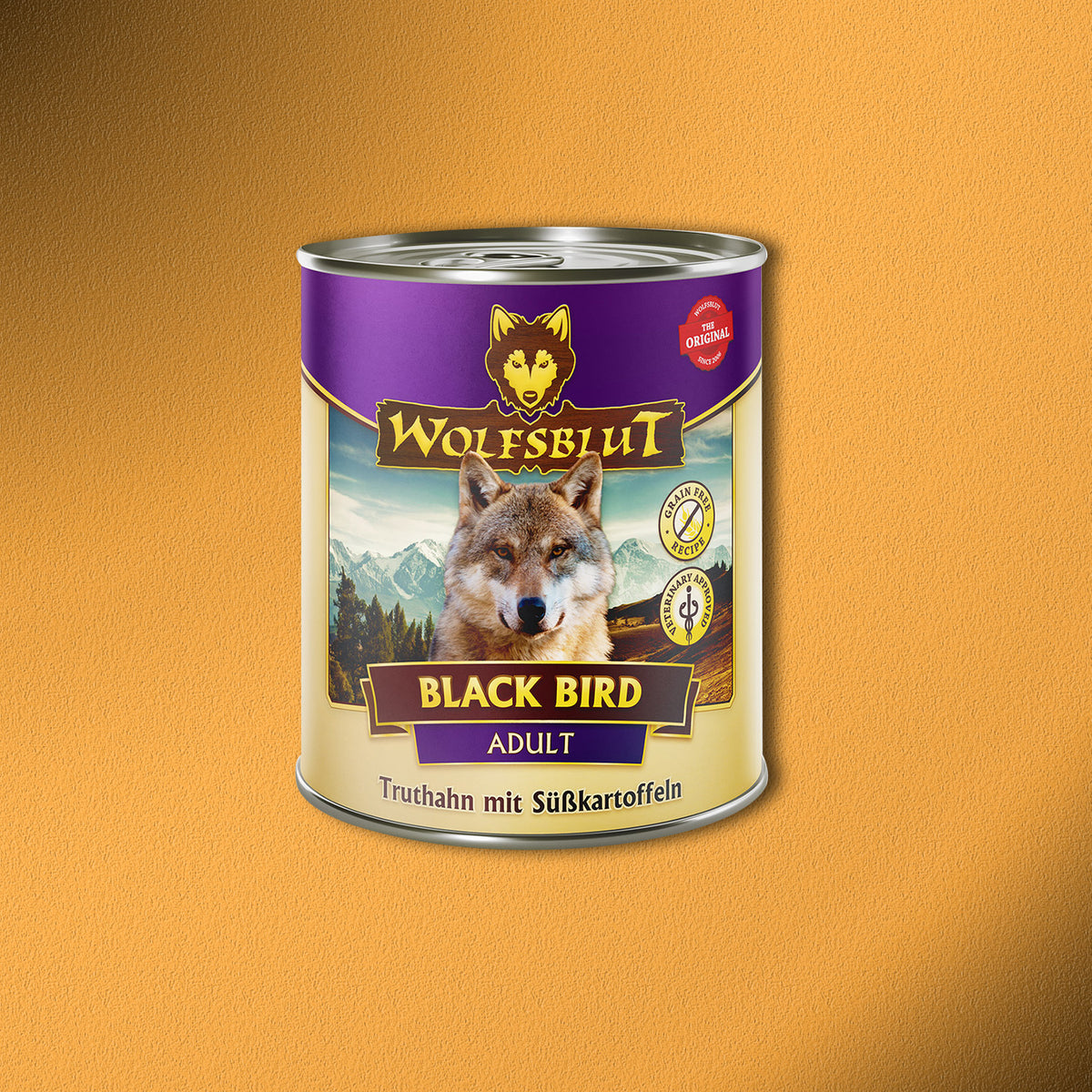 6 x 800g Wolfsblut Black Bird Adult – Truthahn mit Süßkartoffeln
