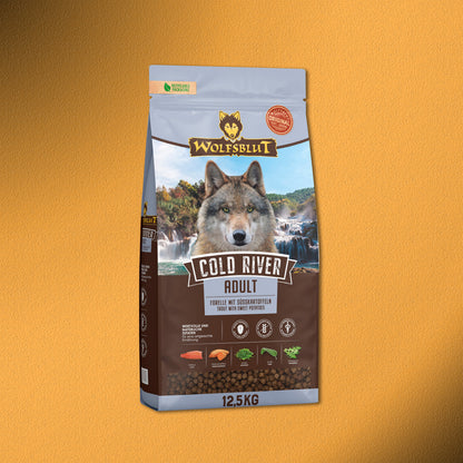 12,5kg Wolfsblut Cold River Adult Trockenfutter