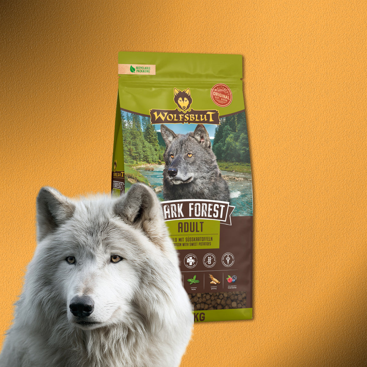 12,5kg Wolfsblut Dark Forest Adult Trockenfutter