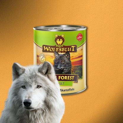 6 x 800g Wolfsblut Dark Forest Adult Nassfutter