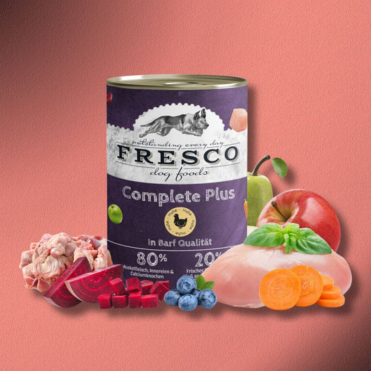 6x800g Fresco Complete Plus Huhn (haltbares B.A.R.F.)