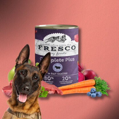 6x800g Fresco Complete Plus Lamm (haltbares B.A.R.F.)