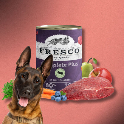 6x800g Fresco Complete Plus Pferd (haltbares B.A.R.F.)