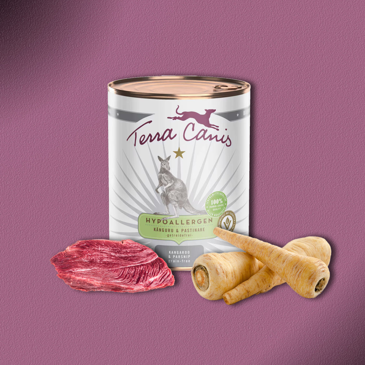 6x800g Terra Canis Hypoallergen Känguru & Pastinake