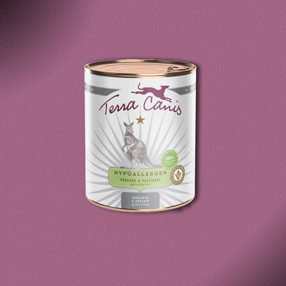 6x800g Terra Canis Hypoallergen Känguru & Pastinake