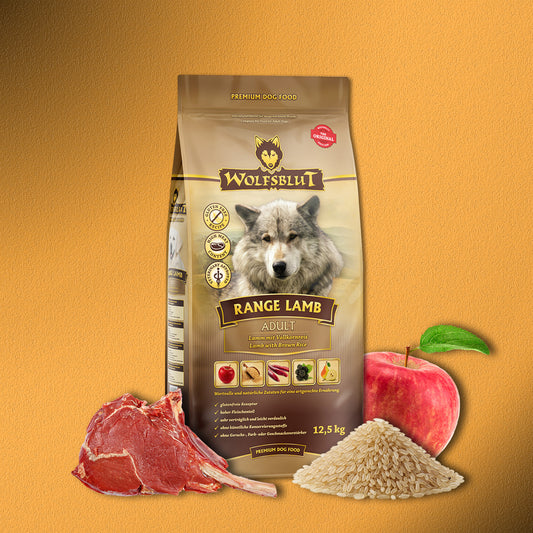 12,5kg Wolfsblut Range Lamb Adult Trockenfutter