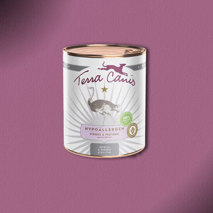 6x800g Terra Canis Hypoallergen Strauß & Pastinake